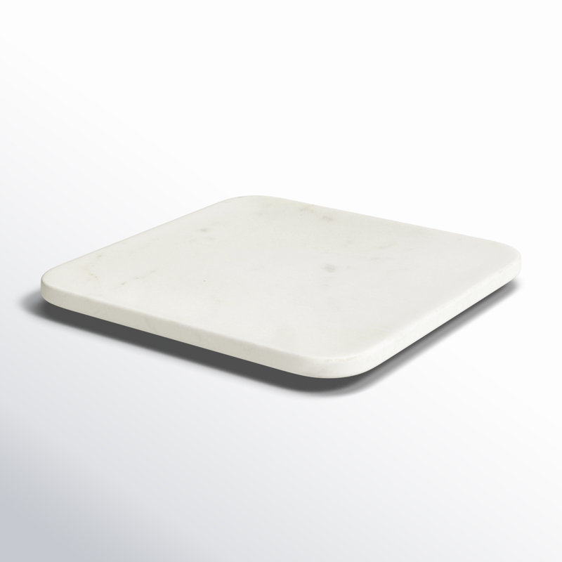 Matheson Marble Decorative Plate 1, 0.5" H x 6" W x 6" D