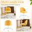 Modern Teddy Fleece Desk Chair Ergonomic Vanity Chair Small Office Chair with Wheels for Home Office-493346645