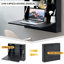 Hideaway Space-Saving Wall-Mounted Floating Desk with Storage-1534359550