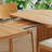 Modern Extendable Dining Table with Removable Leaves
