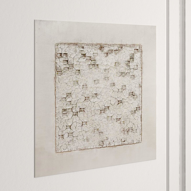 Beyond The Moment IV Glitter Print by Beverly Fuller, Hand Painting Glass Coat