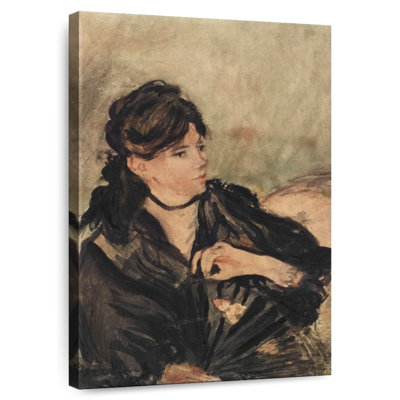 Leisha Portrait Of Berthe Morisot With A Fan 1874