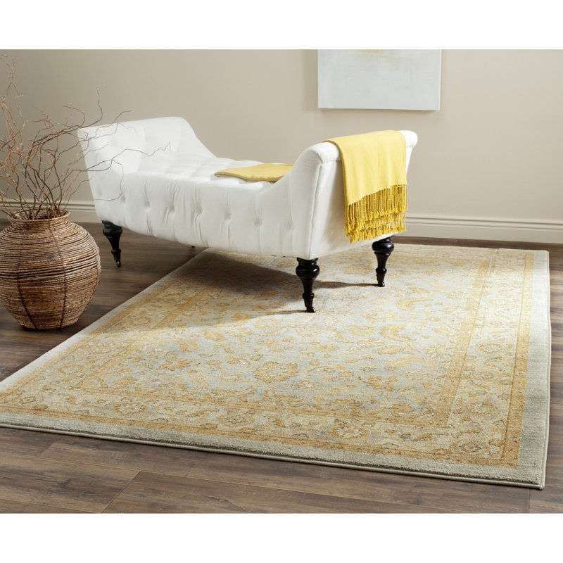 Riverhead Performance Floral Rug, Rectangle 4' x 5'7"
