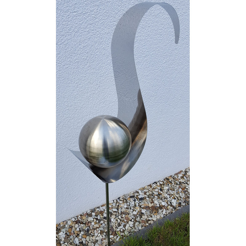 Deimonas Stainless Steel Garden Stake, Matt brushed