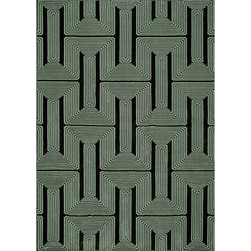 Geometric Indoor / Outdoor Area Rug, Rectangle 200 x 290 cm