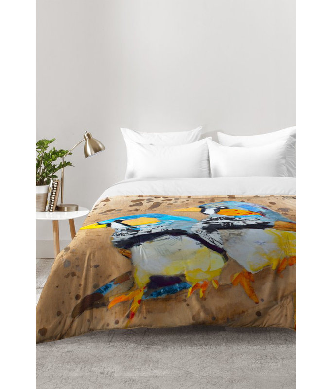 Elizabeth St Hilaire Modern & Contemporary Polyester Comforter, Full/Queen Comforter + 2 Standard Shams