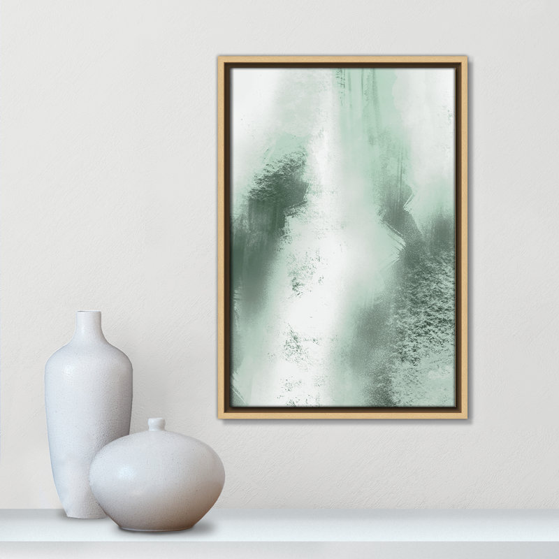 Quietude Smudges I Print by Marcus Prime, 13.5'' W x 19.5'' H, Natural Floater