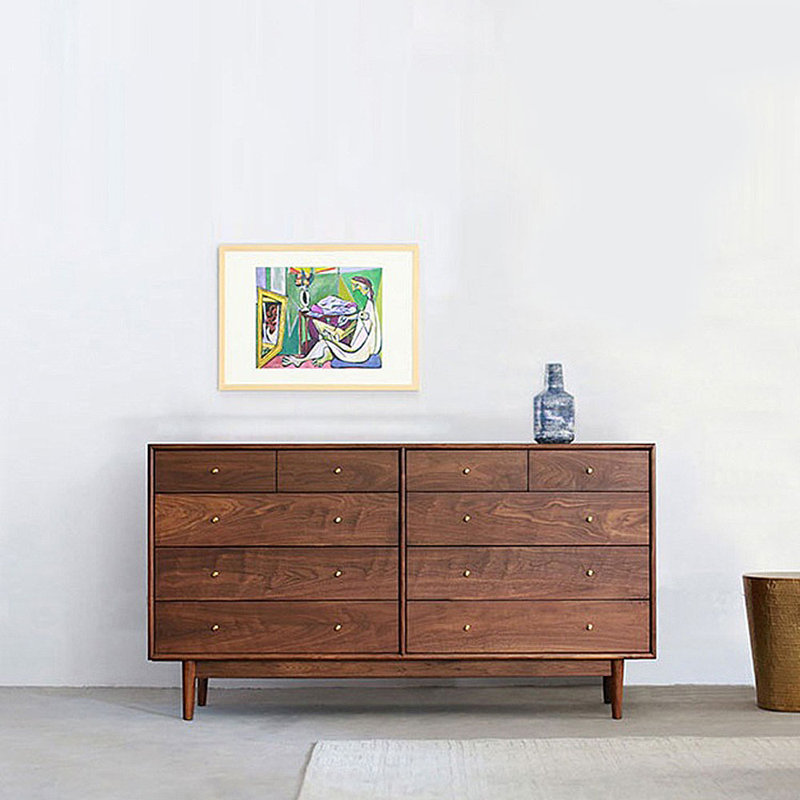 Buffet à tiroirs de rangement simple et multifonctionnel