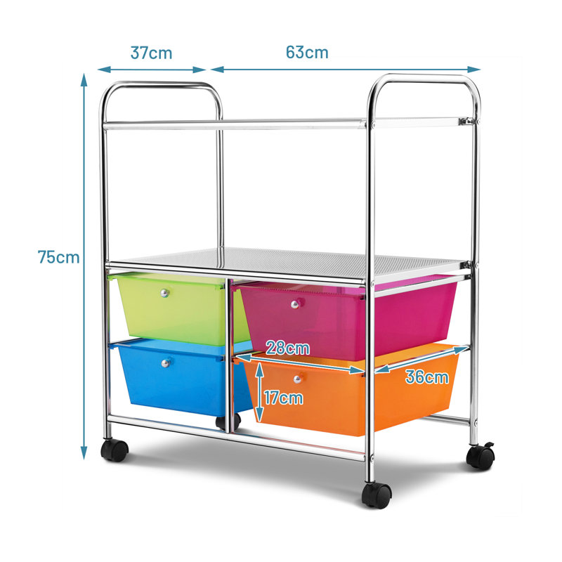 Petersen 75 cm H x 63 cm W Utility Cart