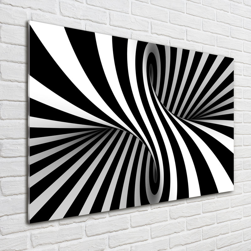 Swirl Abstraction - Unframed Art Prints on Glass