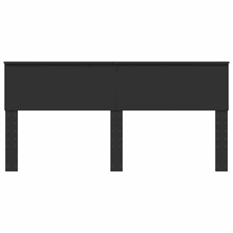 Headboard, California King, Black Oak