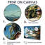 Beach Tropical Vibes - Coastal Beach, art mural encadré-1327175407-1327175397