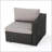 SANTA ROSA Right Armchair With Grey Upholstery And Durable Aluminum Frame For Modern Comfort And Style-602875769