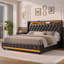 Ensemble de chambre à coucher avec rangement 3 pièces Areyon-101377743