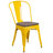 Kewaunee Metal Stackable Chair with Wood Seat-1921678913