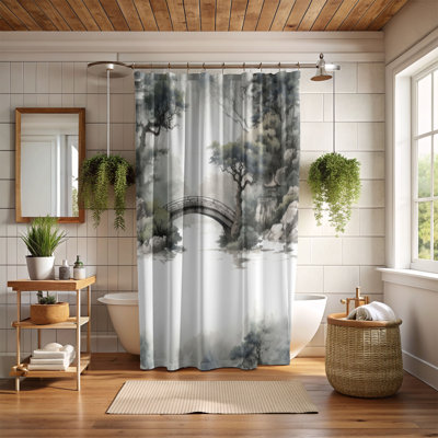 Rideau de douche Old Jungle - Premium