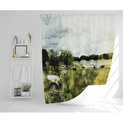 Dutcher Polyester Shower Curtain Set
