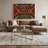 Op Art 32 Brown Canvas Wall Art-883920029