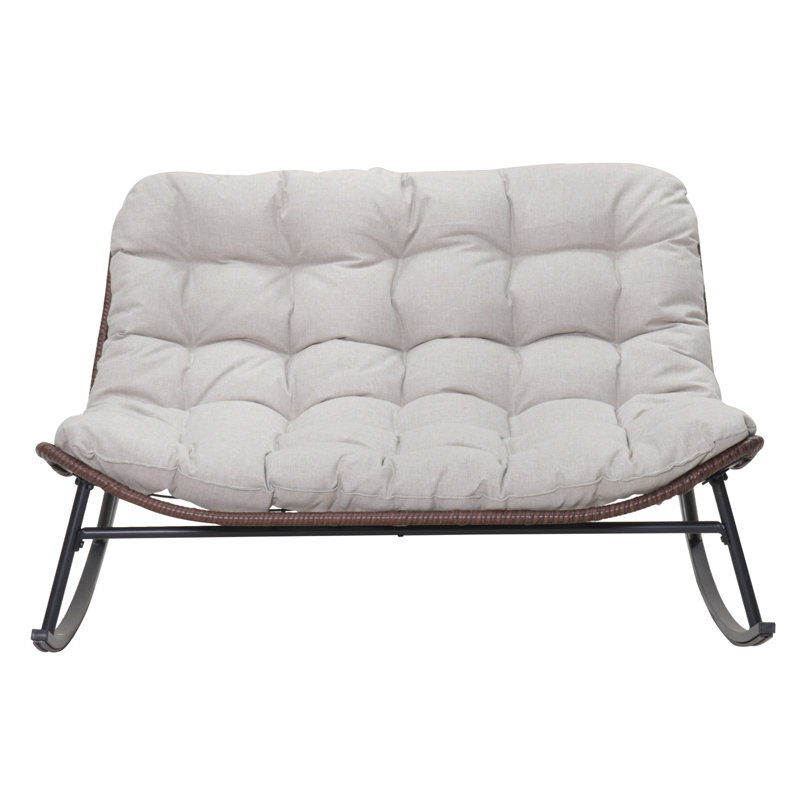 Double chaise berçante Papasan