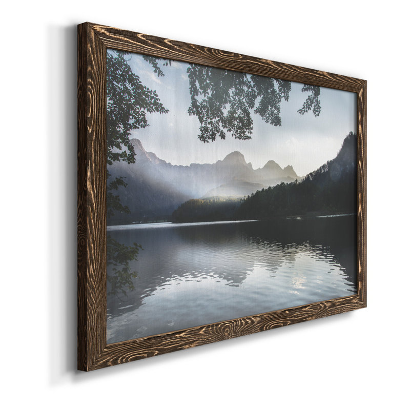 Day's End - Reproduction d'art graphique sur toile, H 20 po x l 17 po x P 1,5 po, Noyer