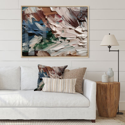 «Autumn Joy», peinture à l'huile abstraite sur toile