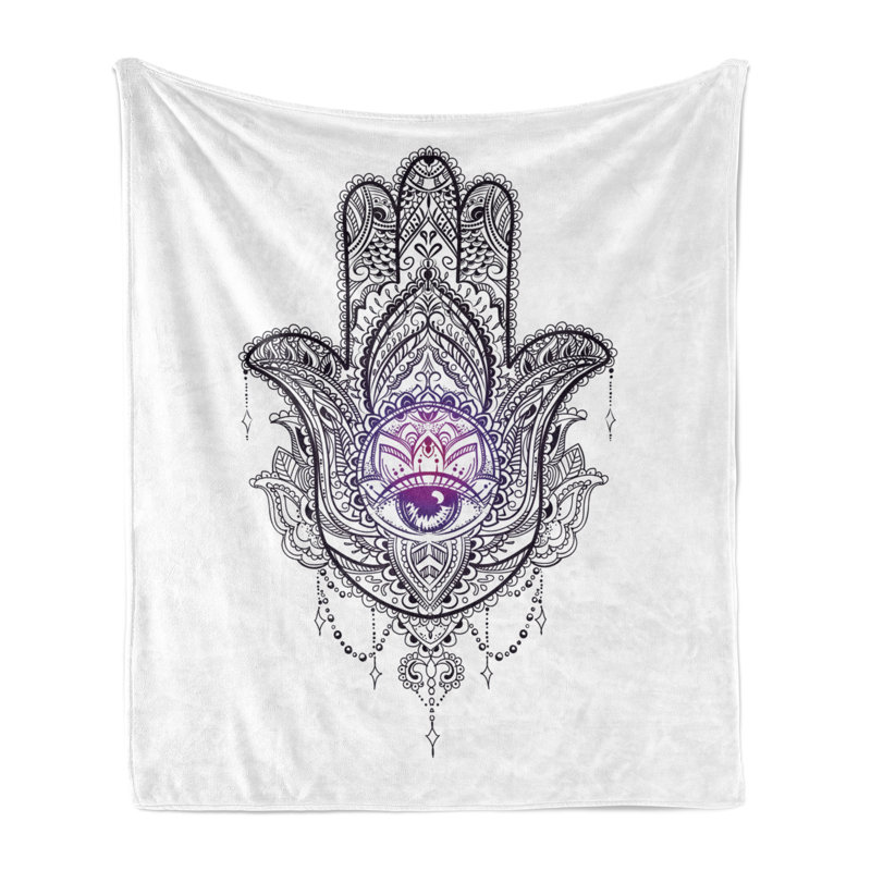 Hand Woven Throw Blanket, 50" x 70"