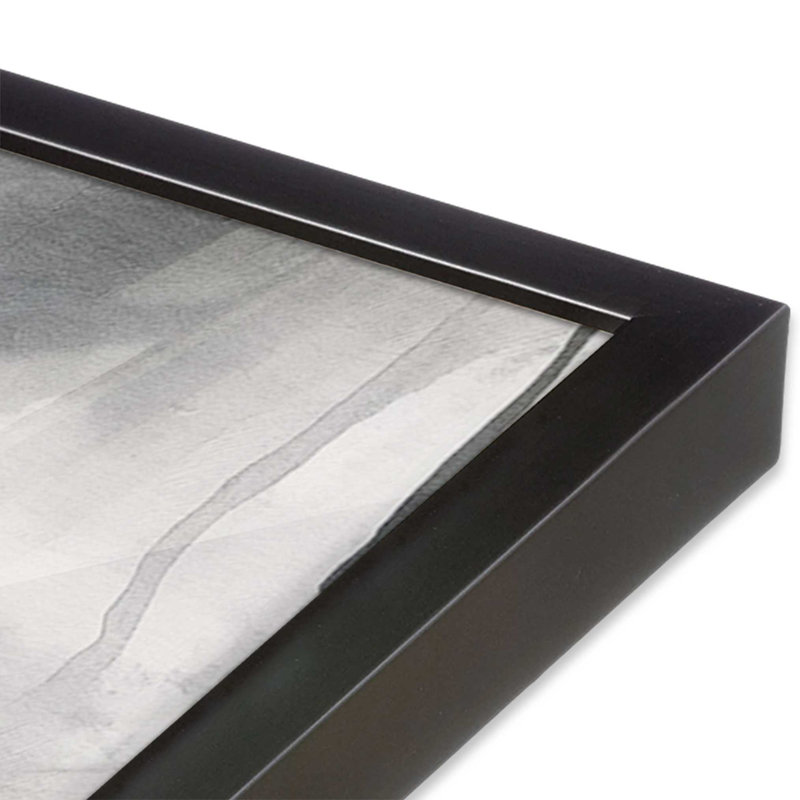 Monochrome Whisper I Print, Weathered Zinc Framed, 21.25" H x 17.25" W
