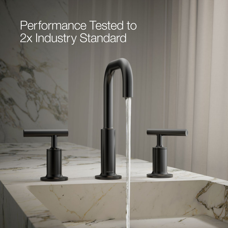 Purist Widespread Faucet, Matte Black
