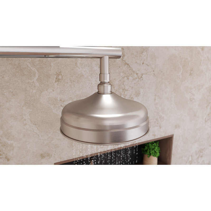 Levantine 8 in. Shower Head, Brushed Nickel, Brushed Nickel