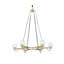 Lustre en forme de boule de lumière sculptée en forme de bougie Keneth-131423134-88078319-88078306