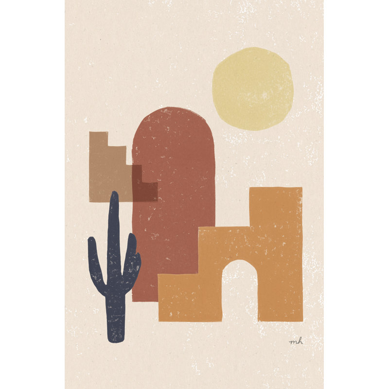 Desert Arches II - Wrapped Canvas Painting, 91cm H x 61cm W