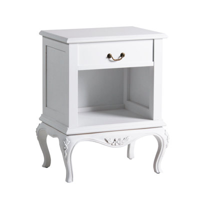 Ravello 53 cm W Solid Wood Bedside Table