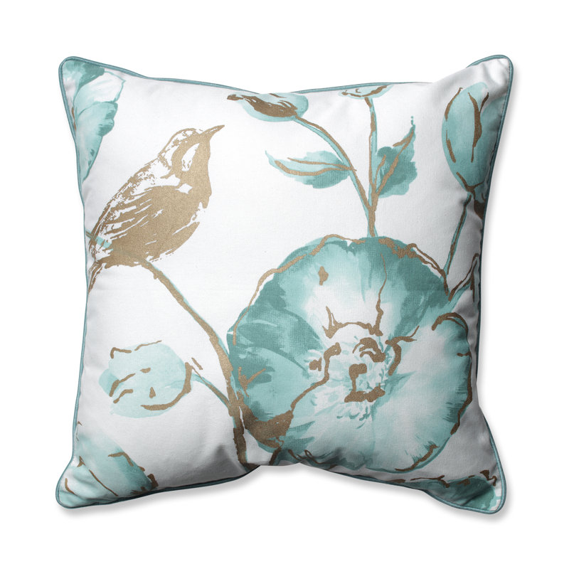 Coussin en coton Olivia, Brume