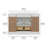 Emlyn 48" Single Bathroom Vanity with 3 Cabinets, 2 Drawers, and Cultured Marble Vanity Top-84758768