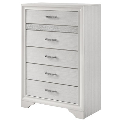 Miranda 5-Drawer Bedroom Chest Black