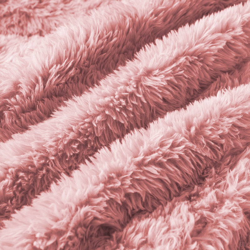 Repose-pieds en tissu moelleux, Pink