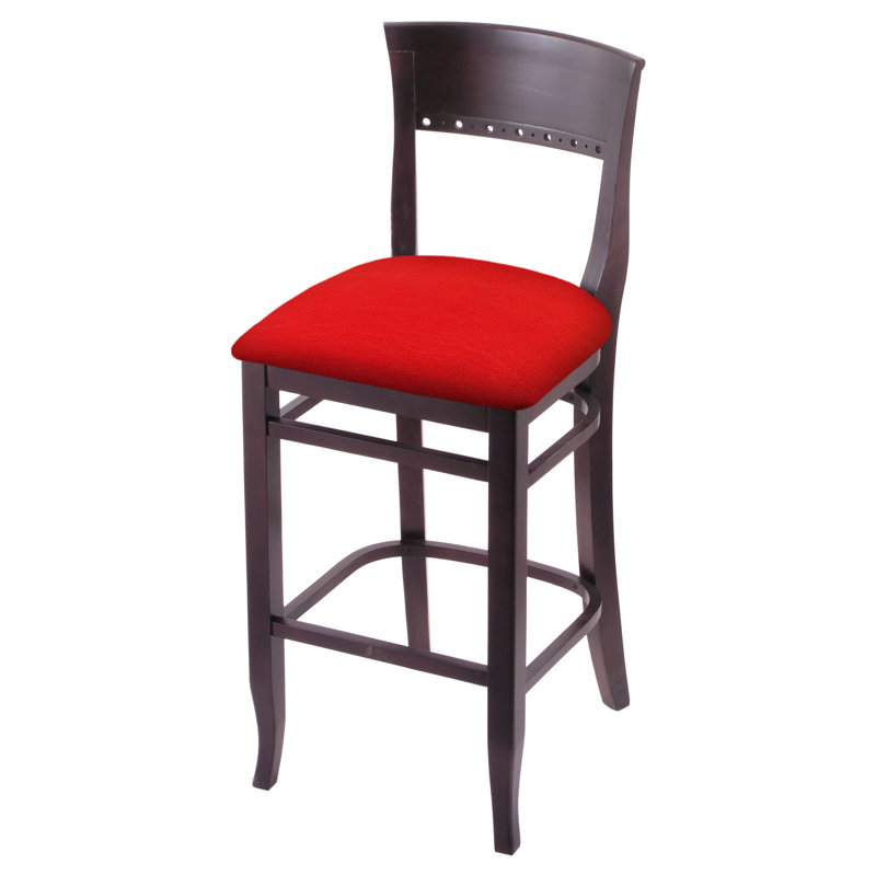 Tabouret 30 ", Cerisier foncé, Rouge Canter, Tabouret de bar (siège d'une hauteur de 30 po)