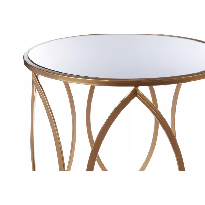 Erika Glass Top Frame Nesting Tables