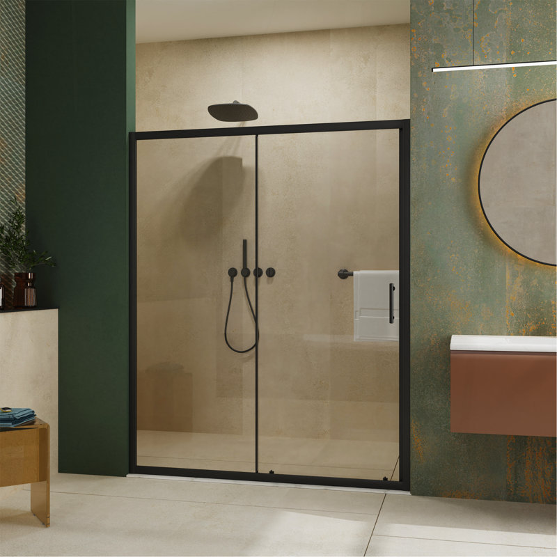 Porte de douche coulissante simple 60 po x l 72 po