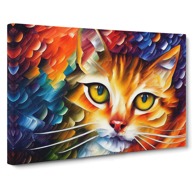 Cat Vol.5 Abstract - Wrapped Canvas, 50cm H x 76cm W x 3cm D