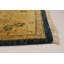 Tapis unique en laine noué à la main bleu foncé des années 2010 de 6 pi 2 po x 9 pi 3 po Chobi de Pudlo