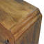 Commode à rebords festonnés en bois massif