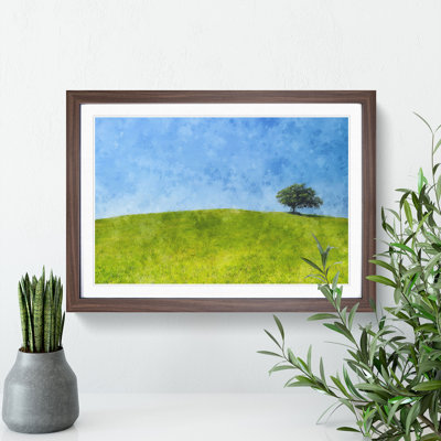 Tree upon a Hill - Picture Frame Graphic Art