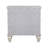 Cream White 3-Drawer Nightstand With Pull Out Tray