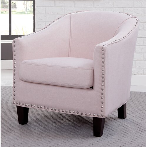 Ebern Designs Upholstered Barrel Chair & Reviews | Wayfair