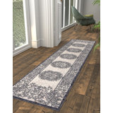 Traditional Policarpio Area Rug Ivory-Black Color