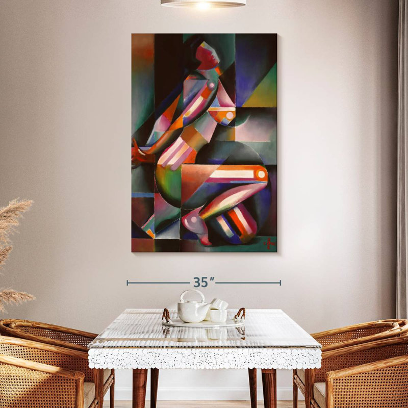 Leisha Roundism VI, 51" H x 34" W