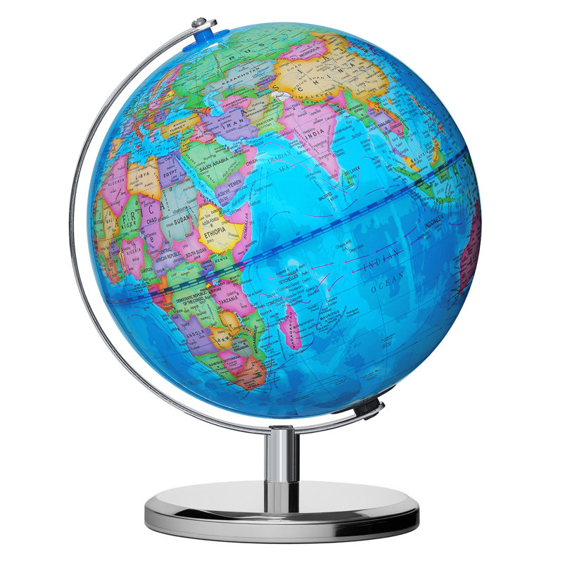 Globes lumineux de 9 po avec 88 cartes de constellation et veilleuse à DEL intégrée 3 en 1, charge USB et support en acier inoxydable antidérapant, éducation en classe et décoration de chambre à coucher