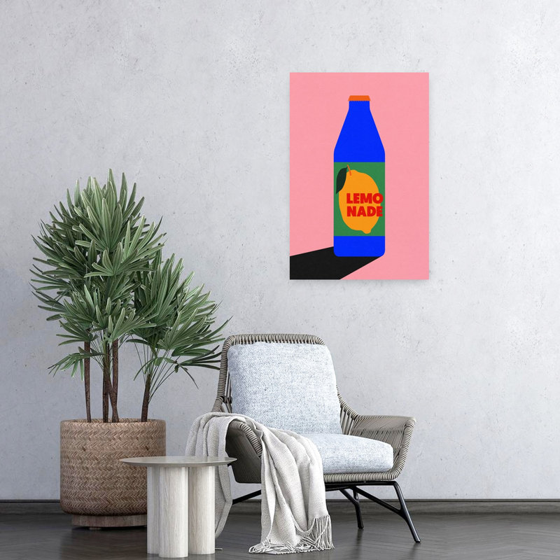 Art contemporain Art contemporain coloré, H 24 po x l 16 po