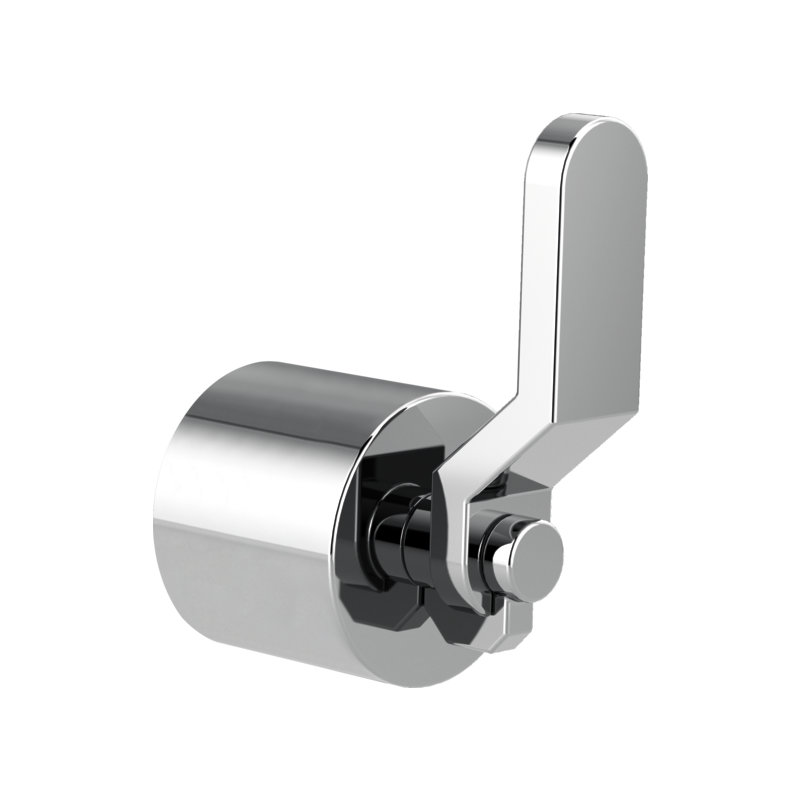 Litze® 3-Function Diverter Trim, Chrome, Industrial Lever